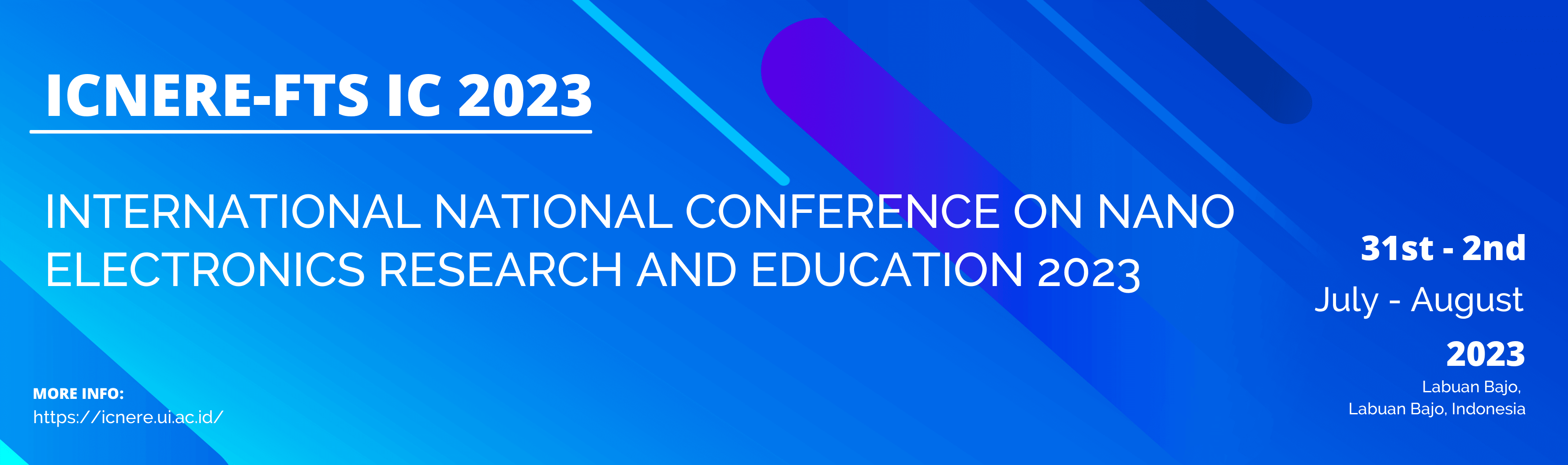 ICNERE-FTS IC 2023 International National Conference on Nano Electronics Research and Education 2023